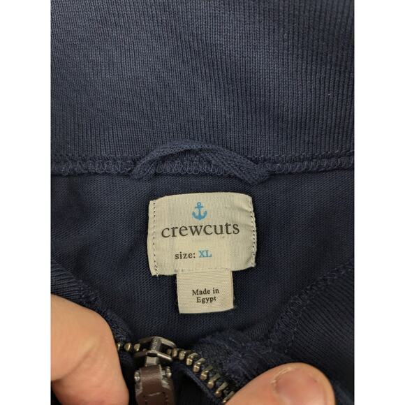 Crewcuts Navy 1/2 Zip Pullover Shirt - Picture 3 of 4